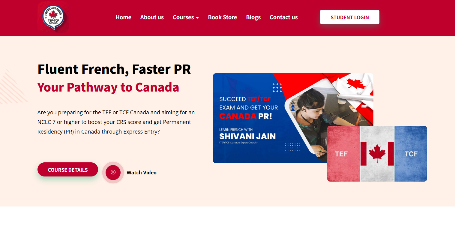 French Classes TEF-TCF Canada