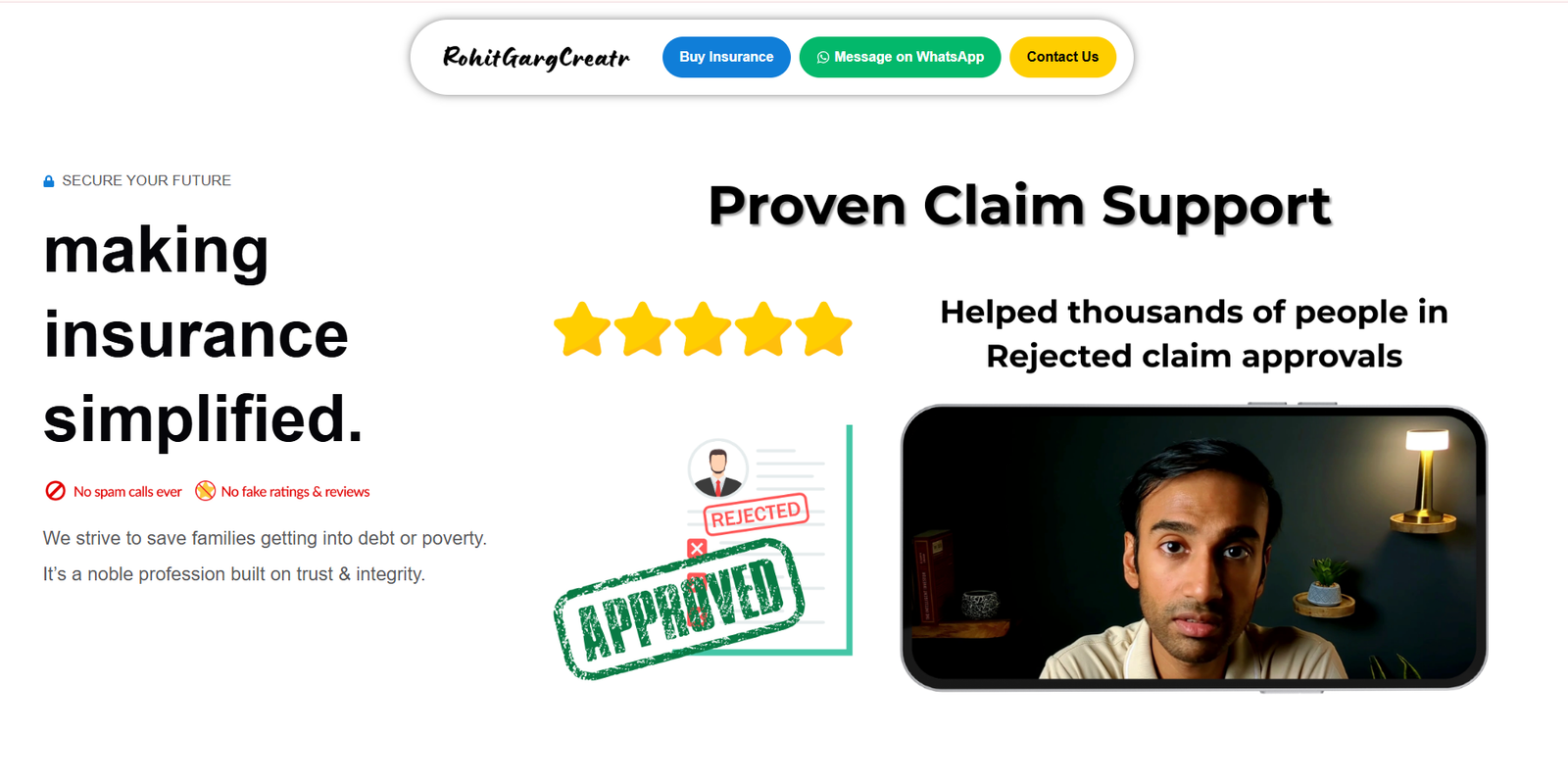 RohitGargCreatr Insurance
