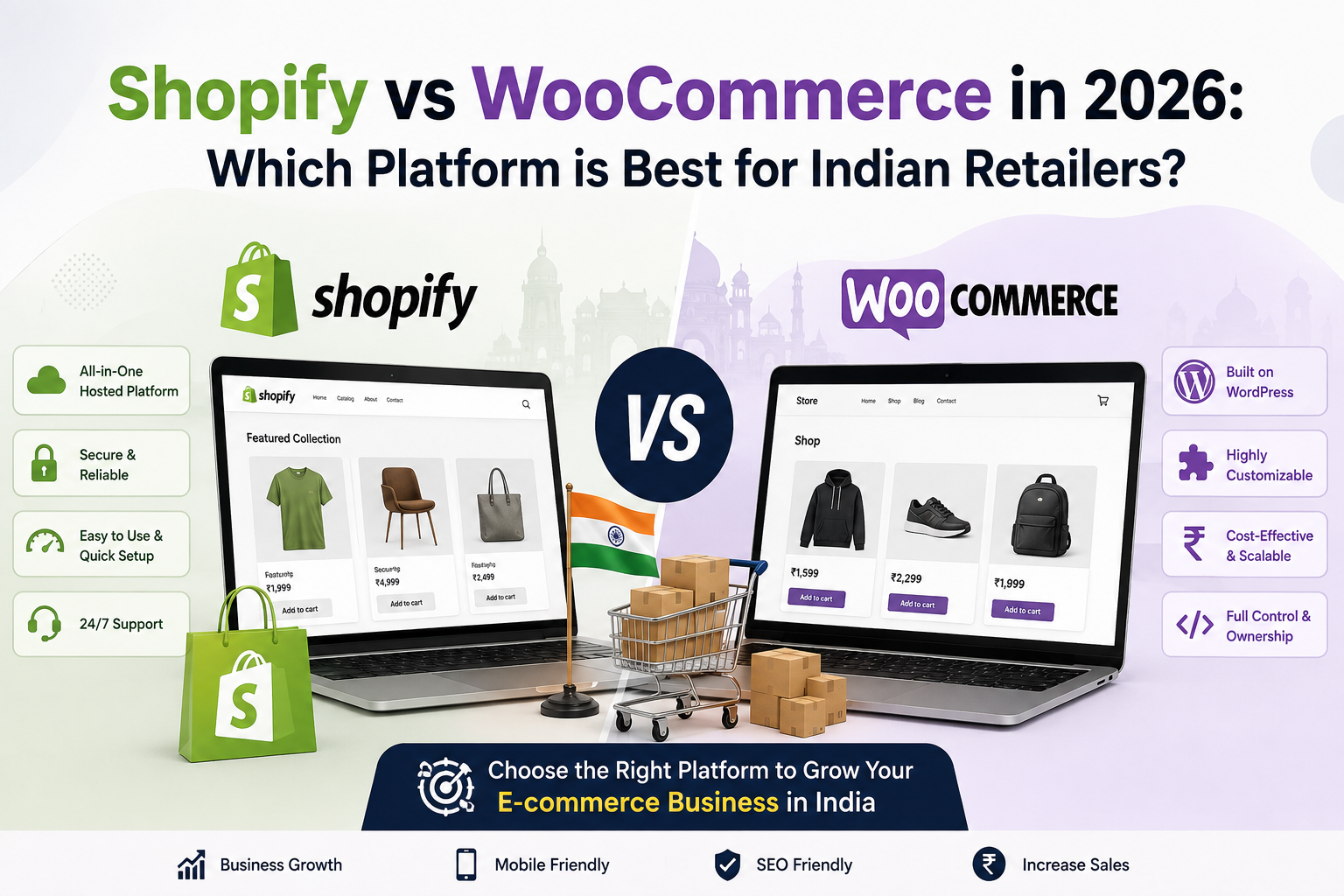 Shopify vs WooCommerce in 2026